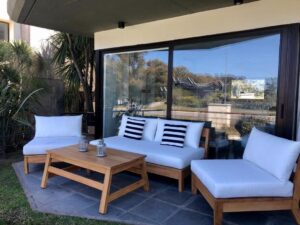 Juego 3 sillones + mesa